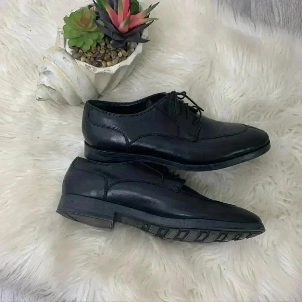 Cole Haan Men's Jay Grand Apron Ox C23778 Black Sz 9.5